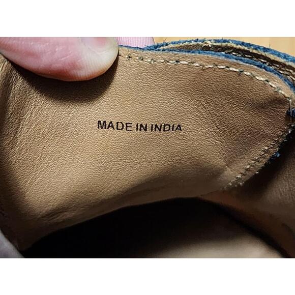 Cole Haan Williams Saddle II 4 Eyelet Oxford Blue Brown Shoes C21808 Men's 10.5 - Picture 9 of 11